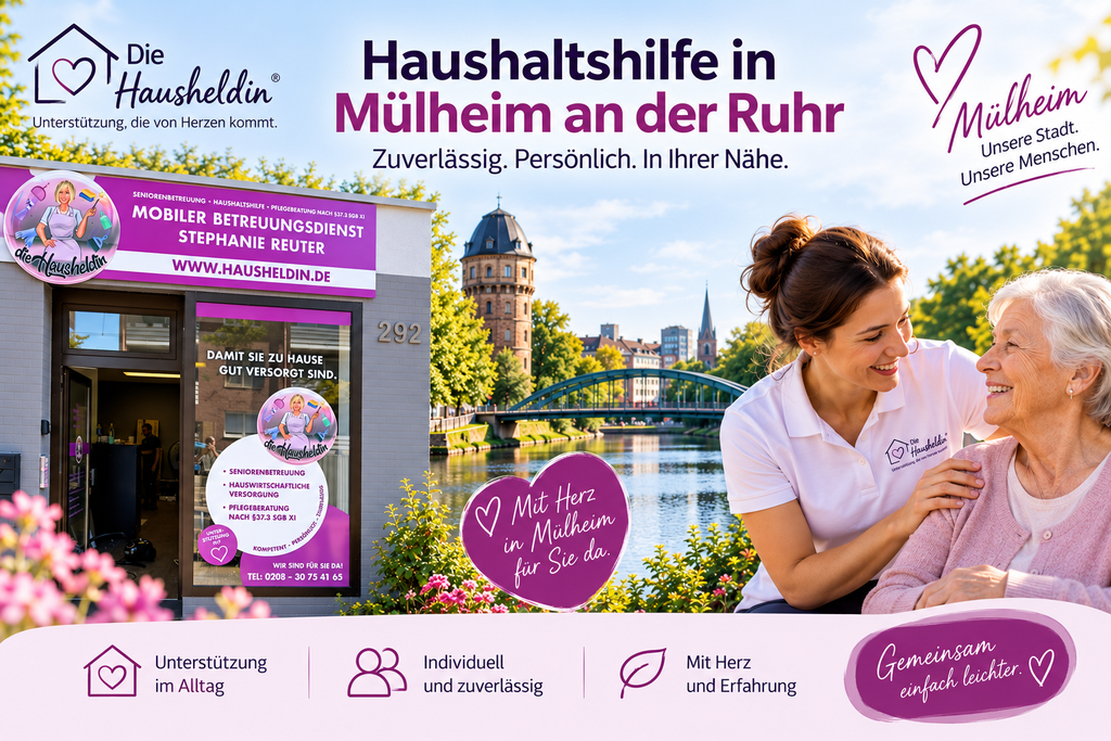 Haushaltshilfe in Mülheim an der Ruhr – Die Hausheldin