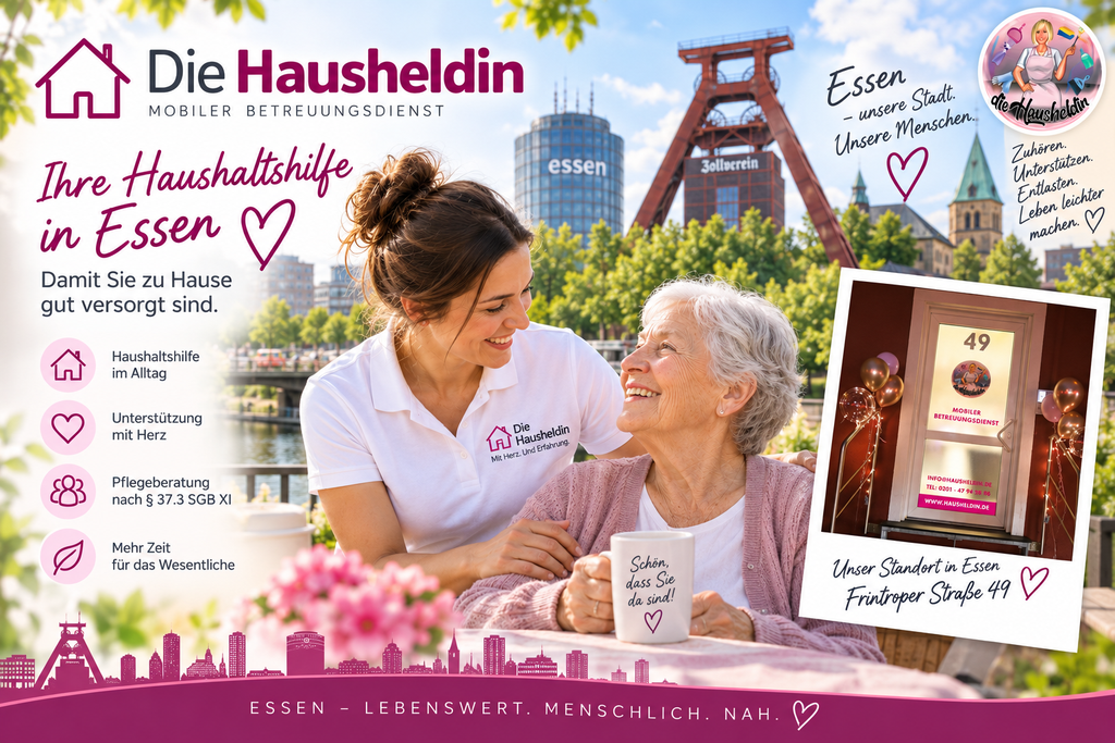 Haushaltshilfe in Essen – Die Hausheldin